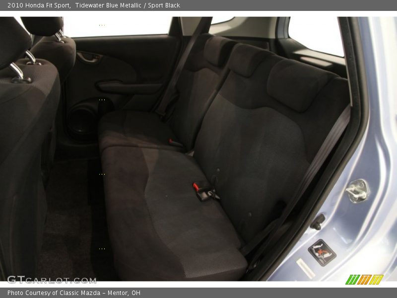 Tidewater Blue Metallic / Sport Black 2010 Honda Fit Sport