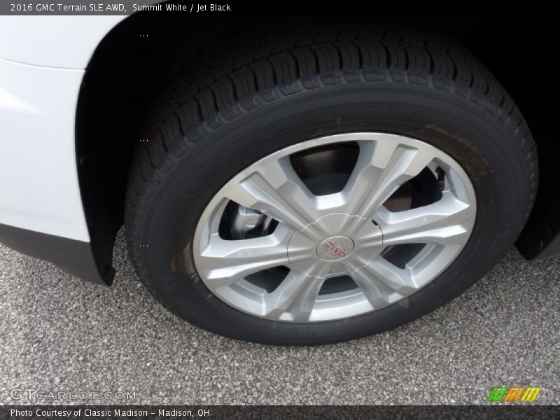 Summit White / Jet Black 2016 GMC Terrain SLE AWD