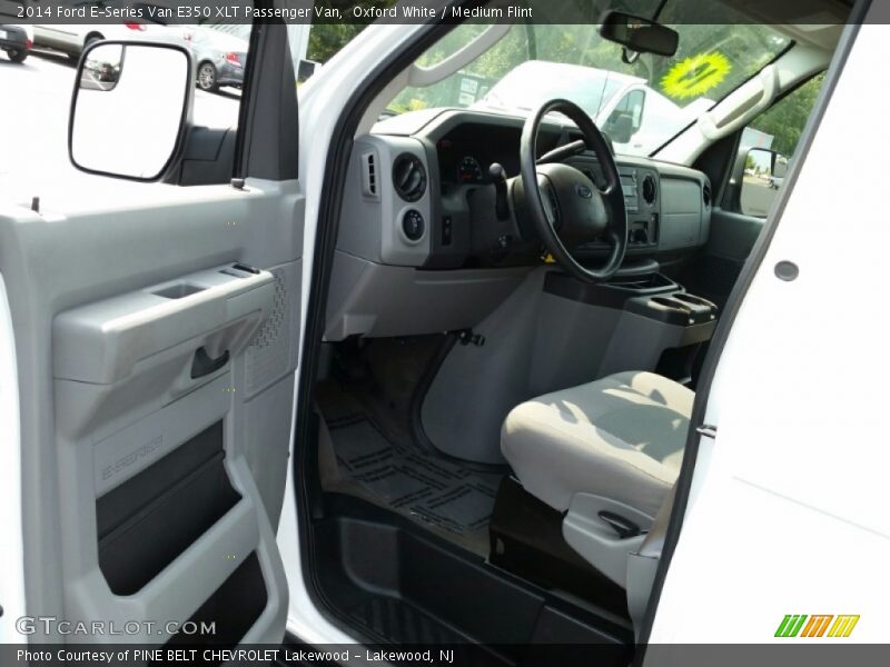 Oxford White / Medium Flint 2014 Ford E-Series Van E350 XLT Passenger Van