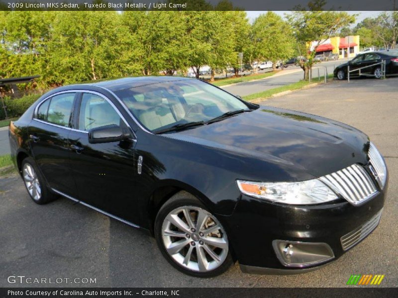 Tuxedo Black Metallic / Light Camel 2009 Lincoln MKS Sedan