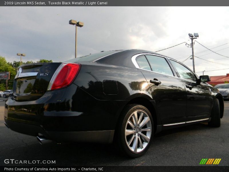 Tuxedo Black Metallic / Light Camel 2009 Lincoln MKS Sedan