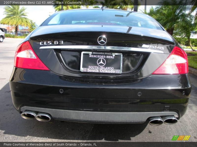 Black / Cashmere 2007 Mercedes-Benz CLS 63 AMG