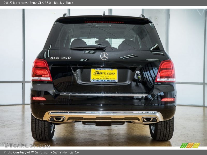 Black / Black 2015 Mercedes-Benz GLK 350