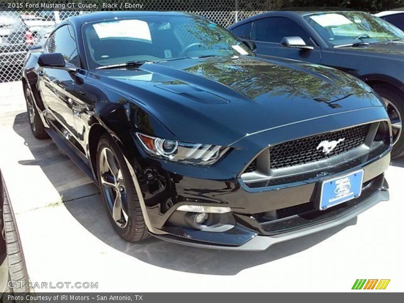 Black / Ebony 2015 Ford Mustang GT Coupe