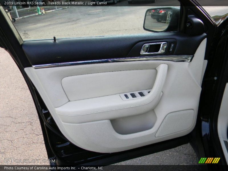 Tuxedo Black Metallic / Light Camel 2009 Lincoln MKS Sedan