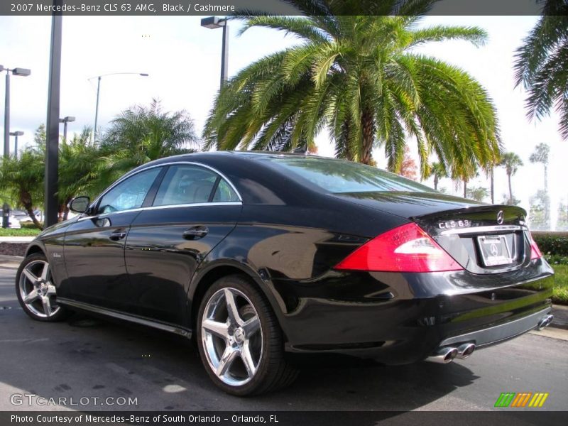 Black / Cashmere 2007 Mercedes-Benz CLS 63 AMG