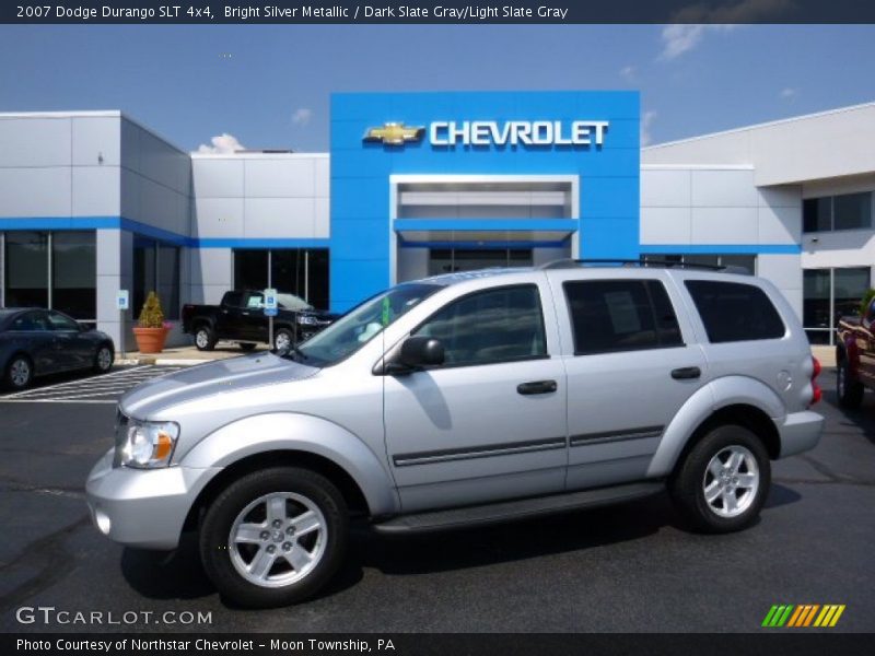Bright Silver Metallic / Dark Slate Gray/Light Slate Gray 2007 Dodge Durango SLT 4x4