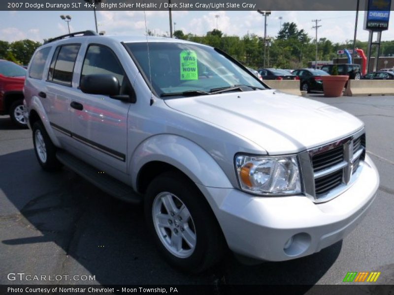 Bright Silver Metallic / Dark Slate Gray/Light Slate Gray 2007 Dodge Durango SLT 4x4