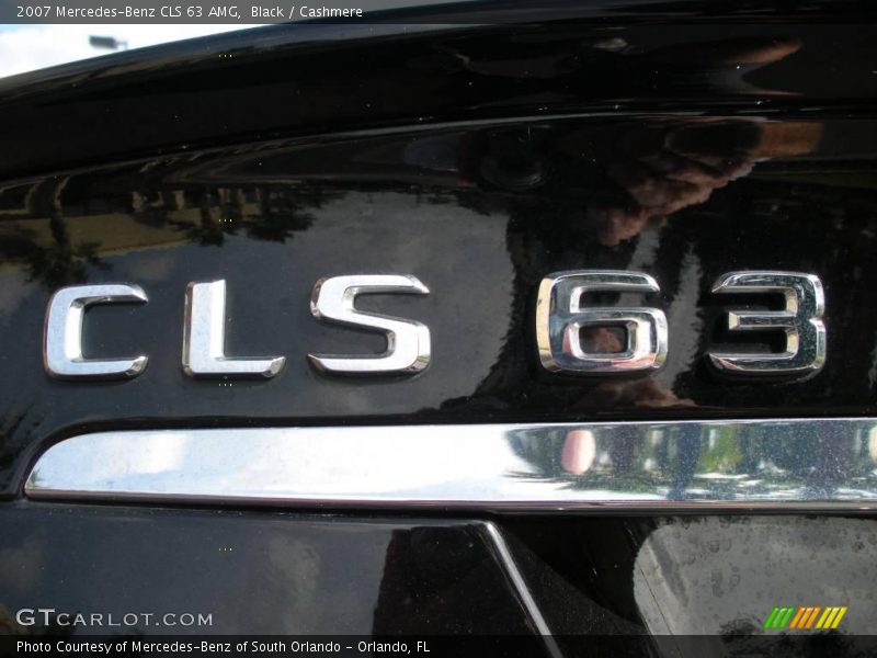 Black / Cashmere 2007 Mercedes-Benz CLS 63 AMG