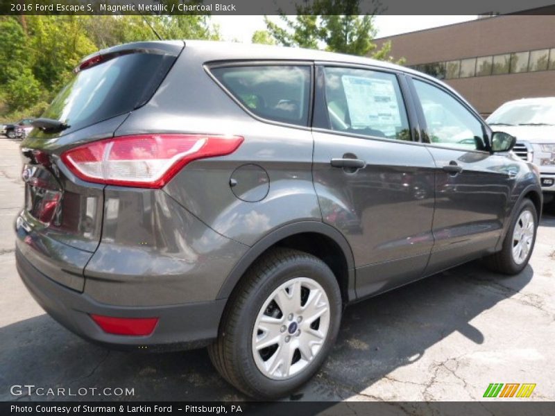 Magnetic Metallic / Charcoal Black 2016 Ford Escape S