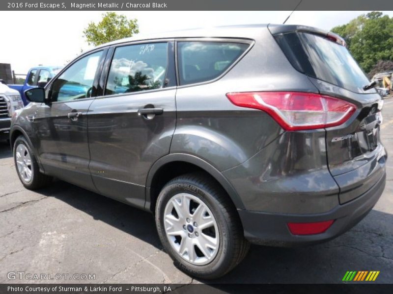 Magnetic Metallic / Charcoal Black 2016 Ford Escape S