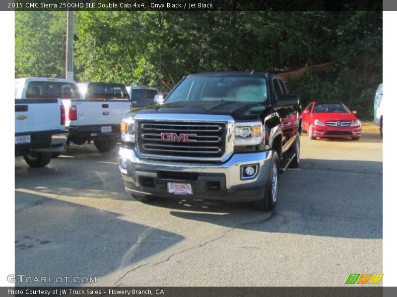 Onyx Black / Jet Black 2015 GMC Sierra 2500HD SLE Double Cab 4x4