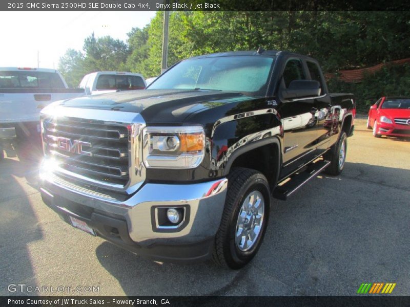 Onyx Black / Jet Black 2015 GMC Sierra 2500HD SLE Double Cab 4x4