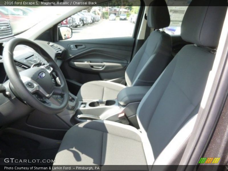 Magnetic Metallic / Charcoal Black 2016 Ford Escape S