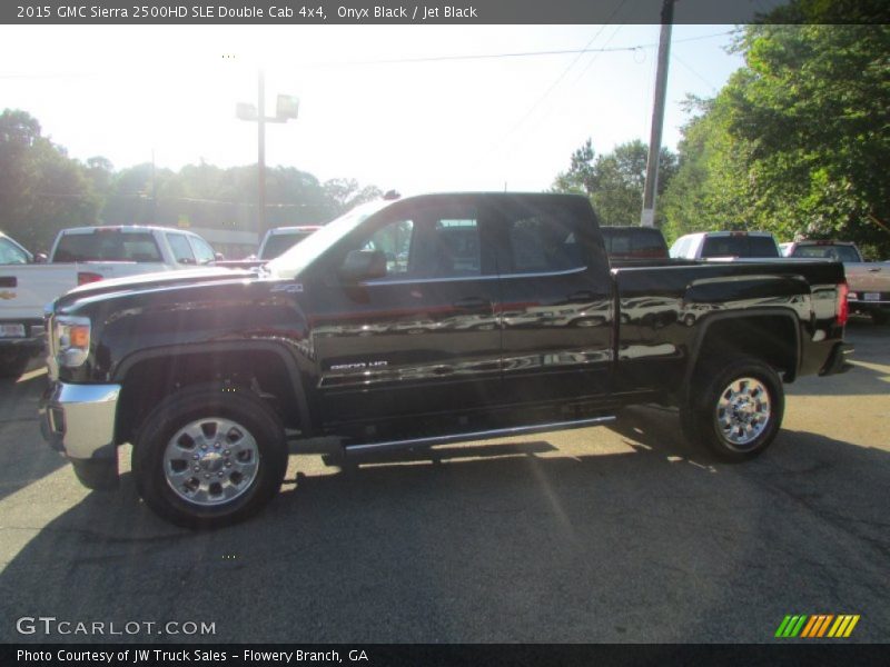 Onyx Black / Jet Black 2015 GMC Sierra 2500HD SLE Double Cab 4x4