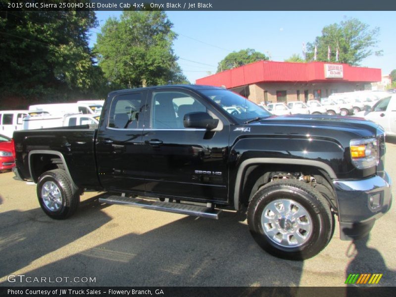 Onyx Black / Jet Black 2015 GMC Sierra 2500HD SLE Double Cab 4x4