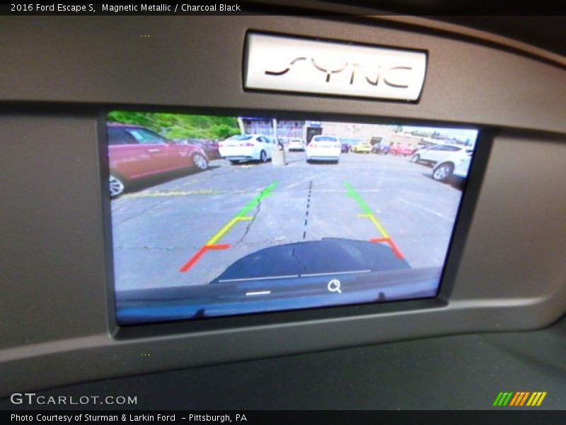Magnetic Metallic / Charcoal Black 2016 Ford Escape S