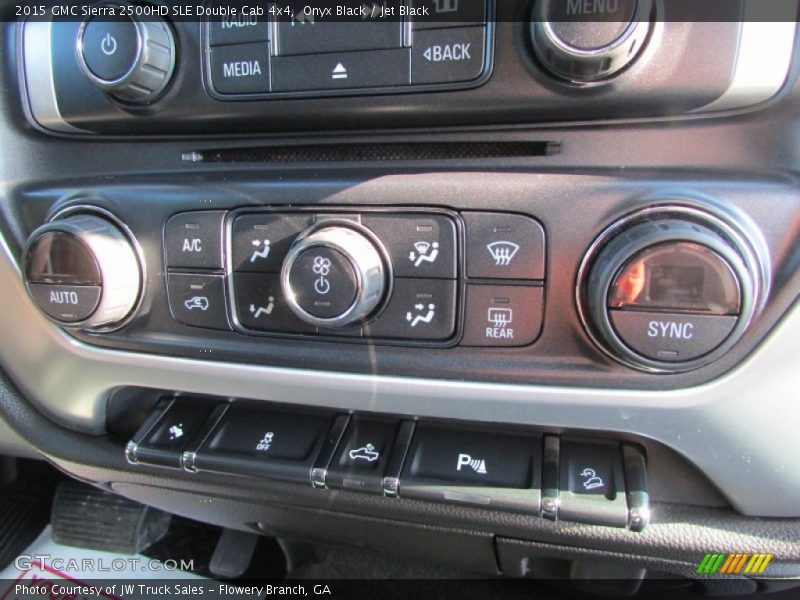 Onyx Black / Jet Black 2015 GMC Sierra 2500HD SLE Double Cab 4x4