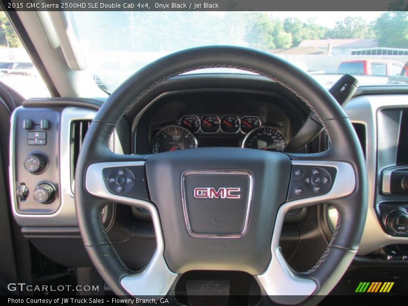 Onyx Black / Jet Black 2015 GMC Sierra 2500HD SLE Double Cab 4x4