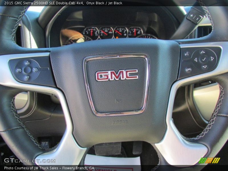 Onyx Black / Jet Black 2015 GMC Sierra 2500HD SLE Double Cab 4x4