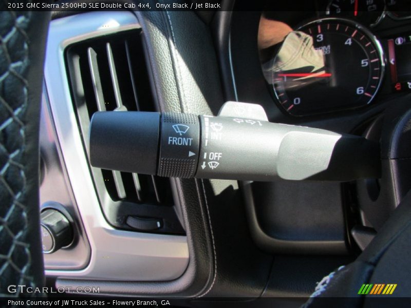 Onyx Black / Jet Black 2015 GMC Sierra 2500HD SLE Double Cab 4x4