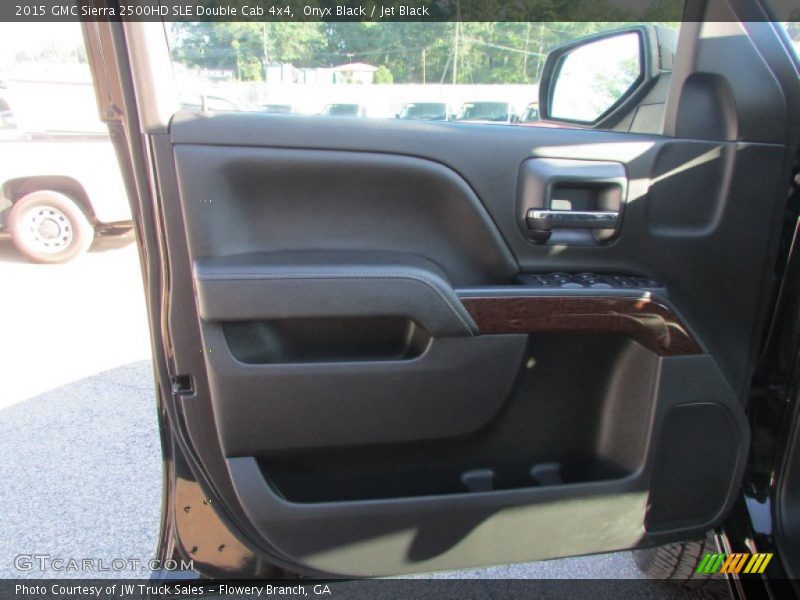 Onyx Black / Jet Black 2015 GMC Sierra 2500HD SLE Double Cab 4x4