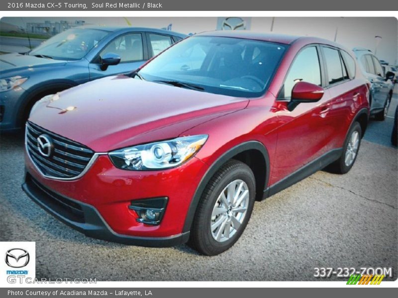 Soul Red Metallic / Black 2016 Mazda CX-5 Touring