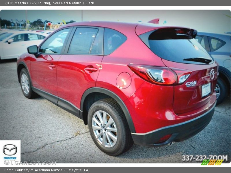 Soul Red Metallic / Black 2016 Mazda CX-5 Touring
