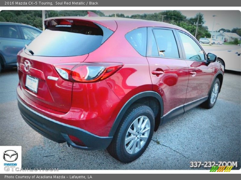 Soul Red Metallic / Black 2016 Mazda CX-5 Touring