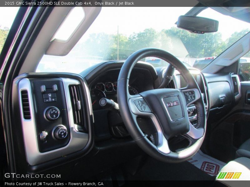 Onyx Black / Jet Black 2015 GMC Sierra 2500HD SLE Double Cab 4x4