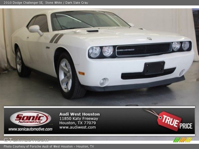 Stone White / Dark Slate Gray 2010 Dodge Challenger SE