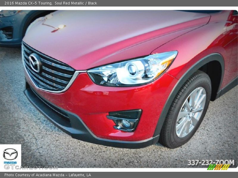 Soul Red Metallic / Black 2016 Mazda CX-5 Touring