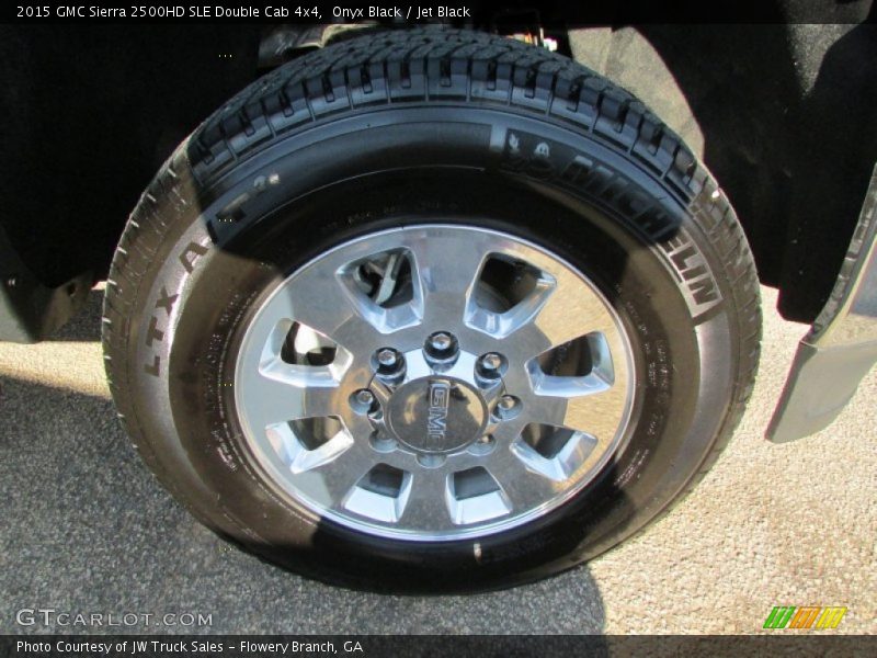 Onyx Black / Jet Black 2015 GMC Sierra 2500HD SLE Double Cab 4x4