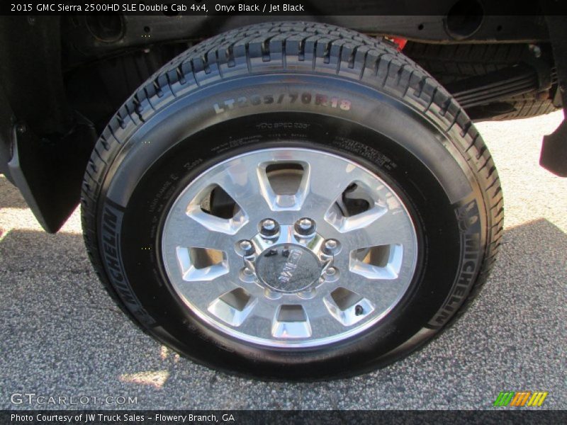 Onyx Black / Jet Black 2015 GMC Sierra 2500HD SLE Double Cab 4x4