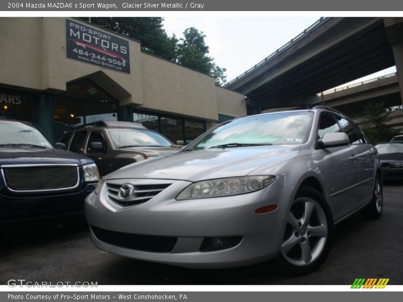 Glacier Silver Metallic / Gray 2004 Mazda MAZDA6 s Sport Wagon