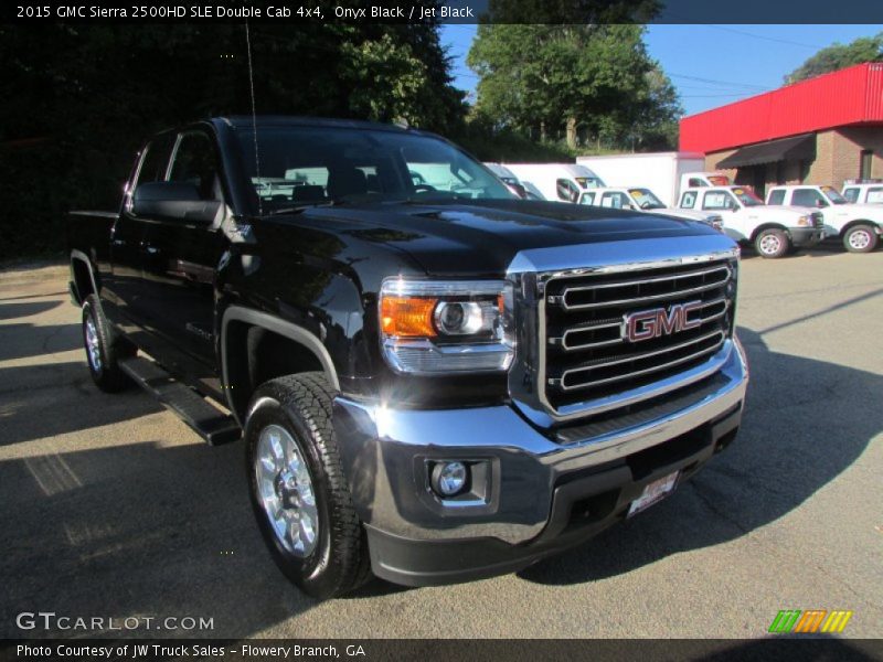 Onyx Black / Jet Black 2015 GMC Sierra 2500HD SLE Double Cab 4x4