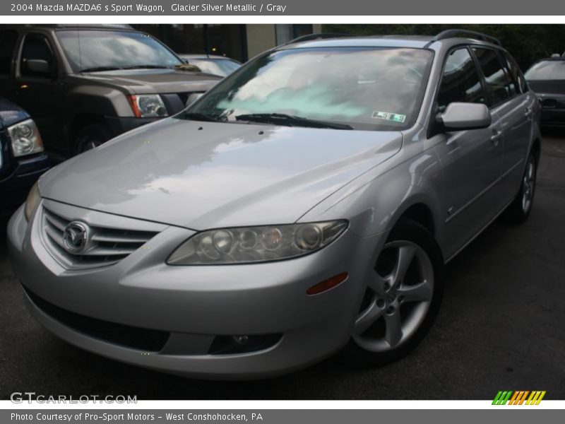 Glacier Silver Metallic / Gray 2004 Mazda MAZDA6 s Sport Wagon