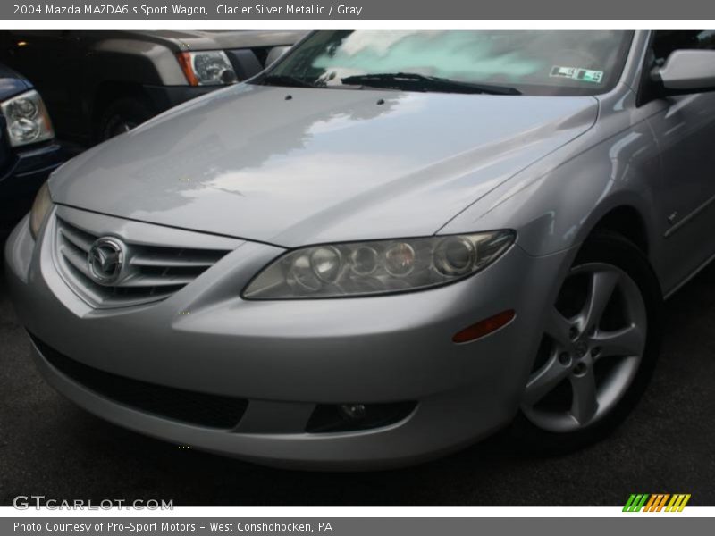 Glacier Silver Metallic / Gray 2004 Mazda MAZDA6 s Sport Wagon