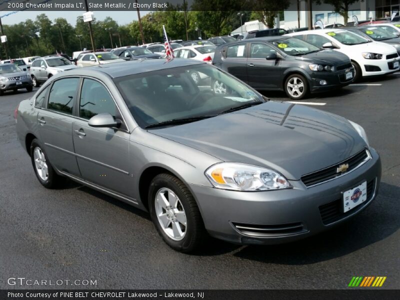 Slate Metallic / Ebony Black 2008 Chevrolet Impala LT