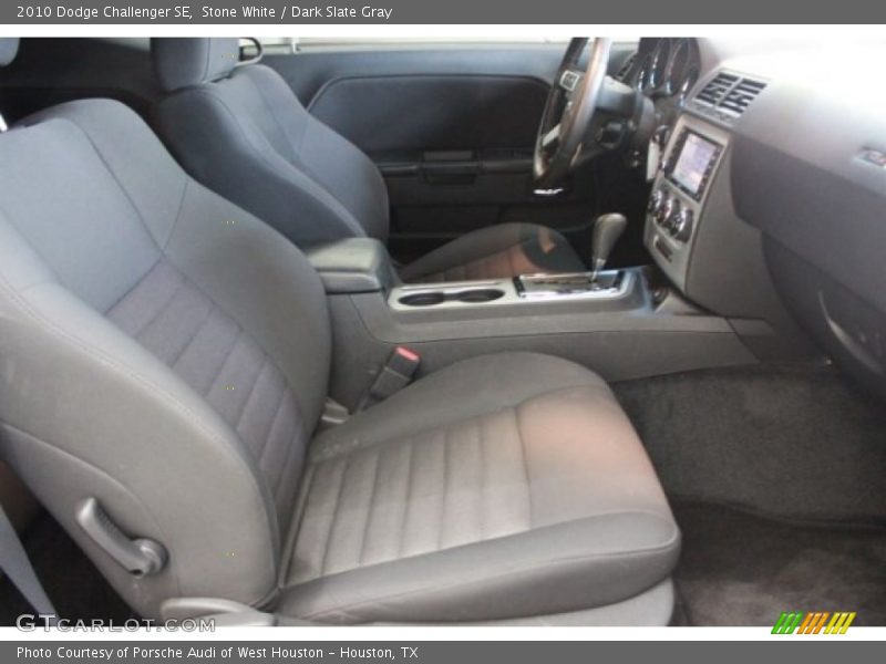 Stone White / Dark Slate Gray 2010 Dodge Challenger SE
