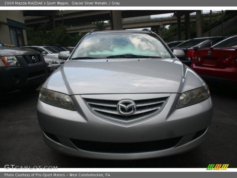 Glacier Silver Metallic / Gray 2004 Mazda MAZDA6 s Sport Wagon