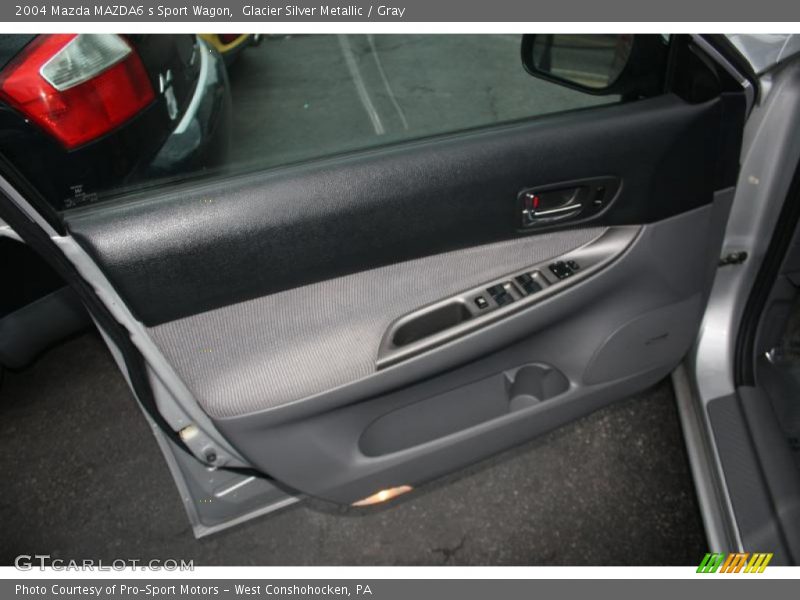 Glacier Silver Metallic / Gray 2004 Mazda MAZDA6 s Sport Wagon