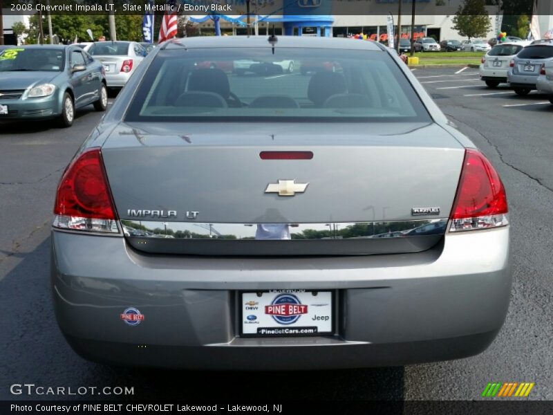 Slate Metallic / Ebony Black 2008 Chevrolet Impala LT