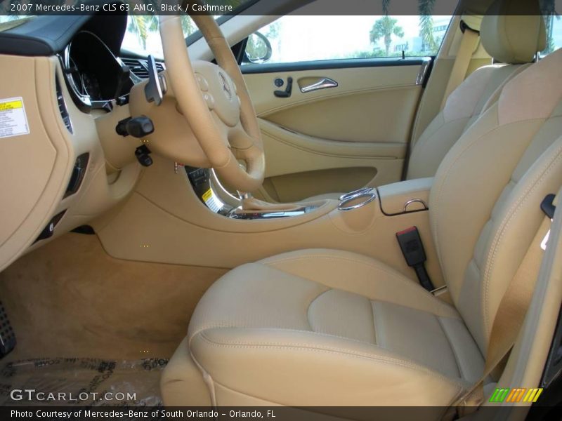Black / Cashmere 2007 Mercedes-Benz CLS 63 AMG