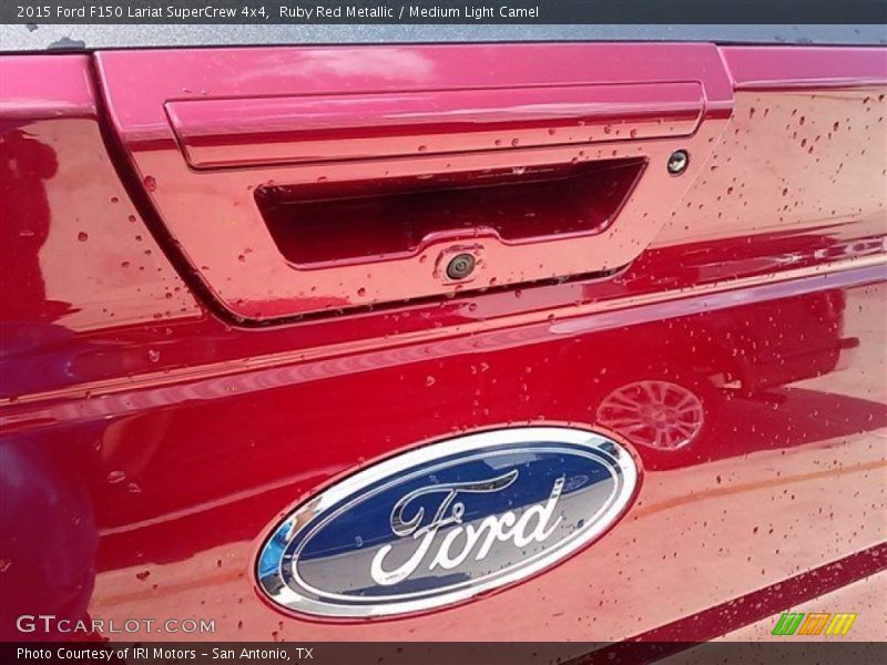 Ruby Red Metallic / Medium Light Camel 2015 Ford F150 Lariat SuperCrew 4x4