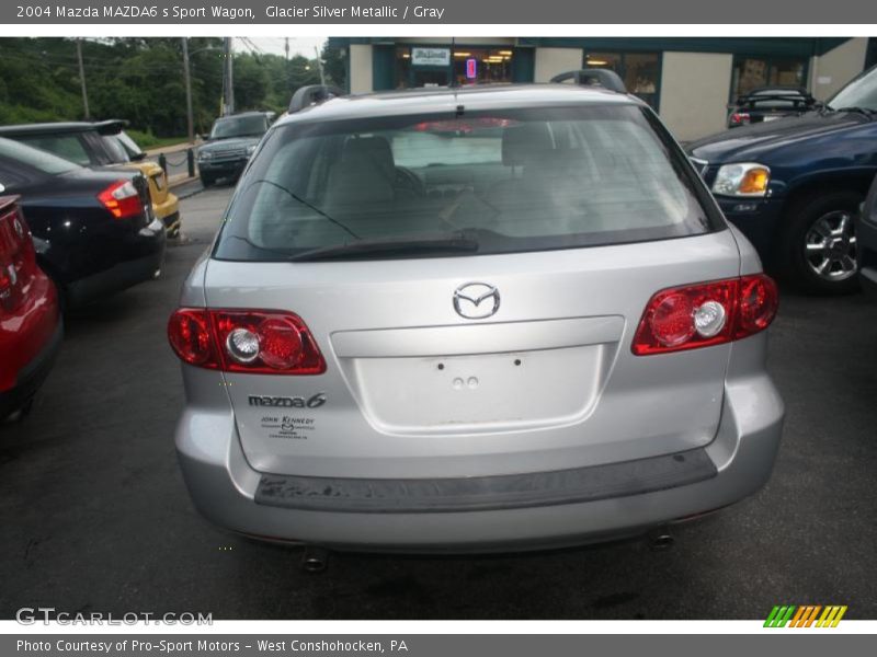 Glacier Silver Metallic / Gray 2004 Mazda MAZDA6 s Sport Wagon