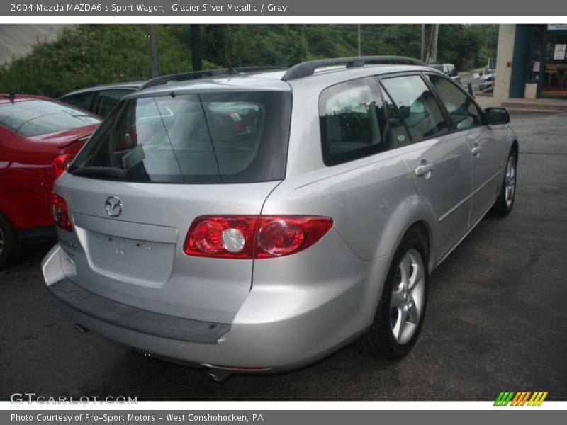 Glacier Silver Metallic / Gray 2004 Mazda MAZDA6 s Sport Wagon