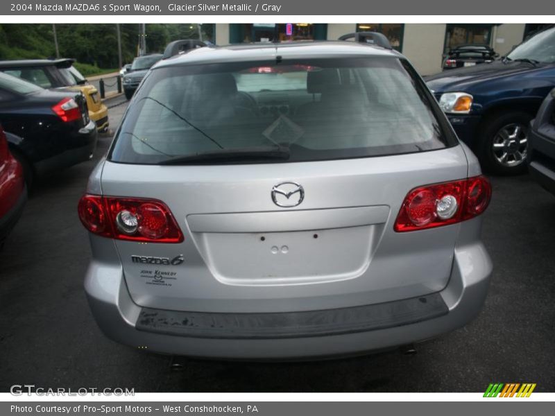 Glacier Silver Metallic / Gray 2004 Mazda MAZDA6 s Sport Wagon