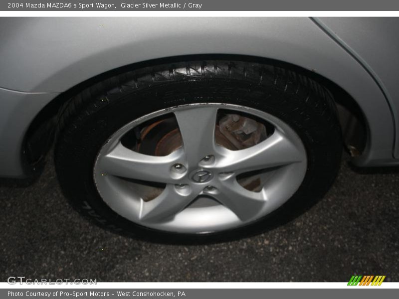 Glacier Silver Metallic / Gray 2004 Mazda MAZDA6 s Sport Wagon