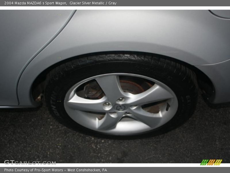 Glacier Silver Metallic / Gray 2004 Mazda MAZDA6 s Sport Wagon